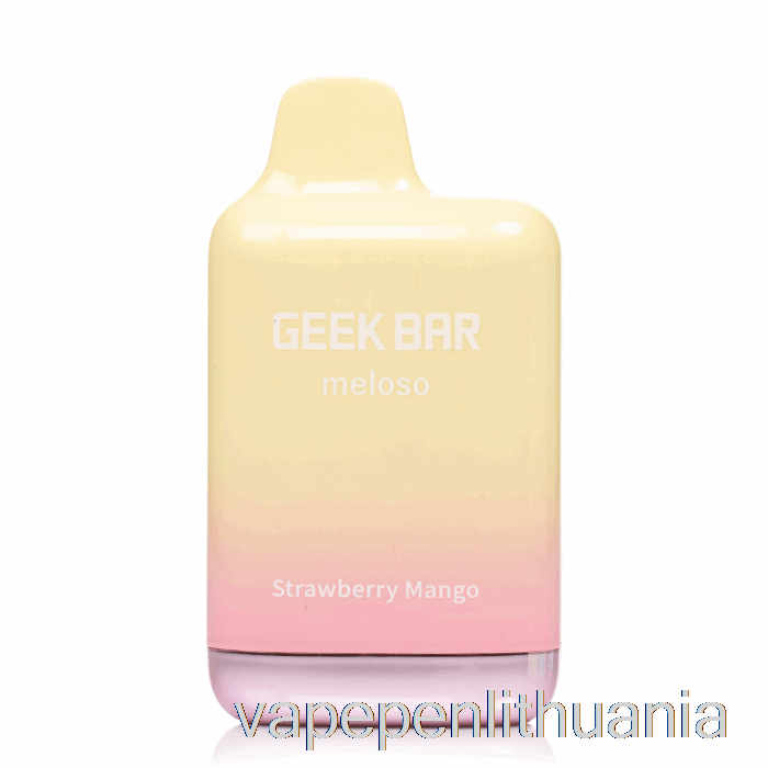 Geek Bar Meloso Max 9000 Vienkartinis Braškių Mango Vape Skystis
